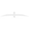 Ekena Millwork Bellingham Architectural Grade PVC Gable Bracket, 108"W x 18"H x 2"D x 6"F, 4/12 Pitch GBP108X18X0206BEL00 - alternate 2